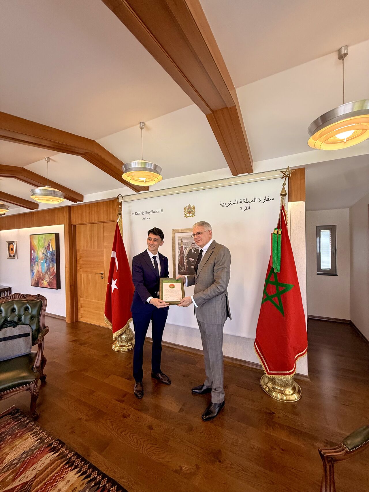 Morocco’s Ambassador to Türkiye Receives MYCDIC Delegation to Discuss the Council’s Institutional Expansion gallery image